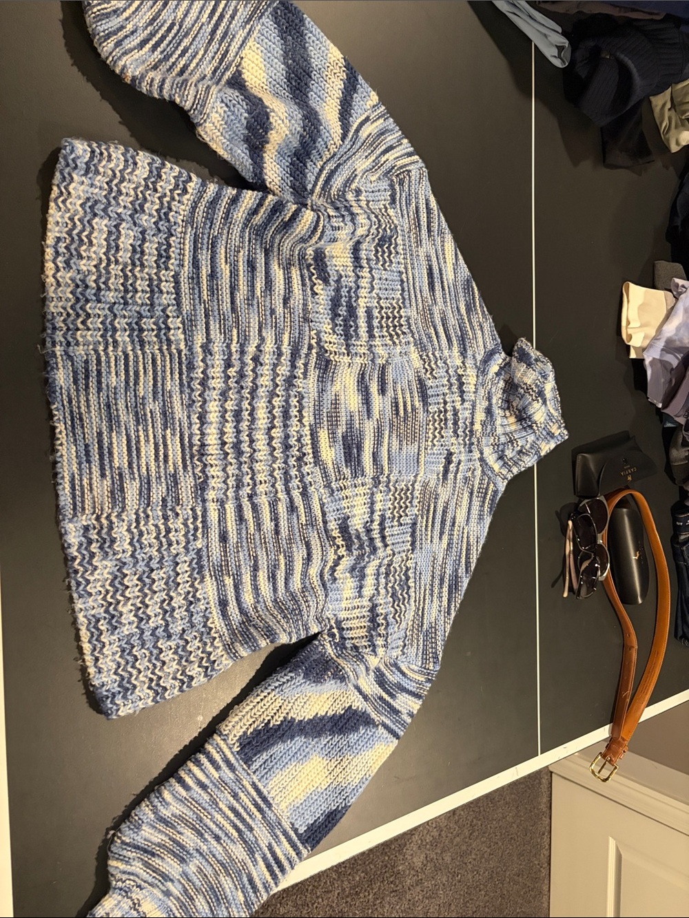 Staud medium blue sweater